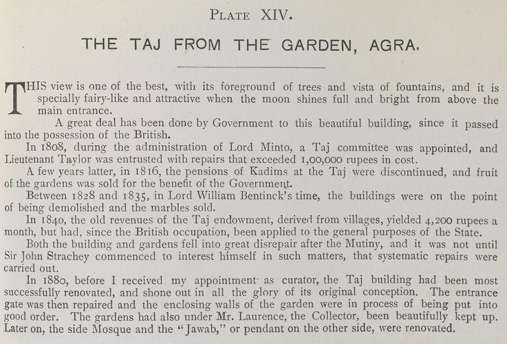 Photographs of Places of Interest in India. Vol. 1. Delhi and Agra