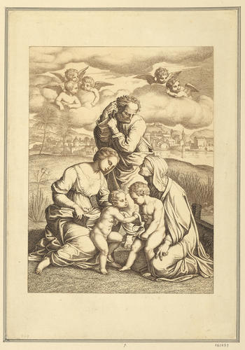 Holy Family with St Anne and the Infant Baptist [`The Canigiani Holy Family?]