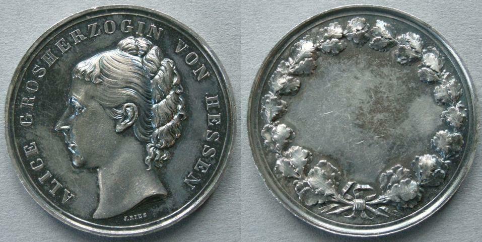 Germany (Hesse). Medal of the Grand Duchess Alice
