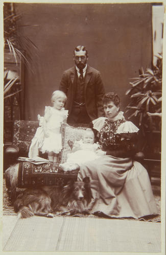 The Duke and Duchess of York with Princes Edward and Albert