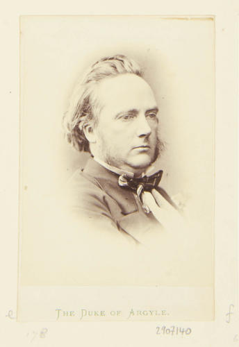 The Duke of Argyll [Photographic Portraits Vol. 4/62 1861-1876]