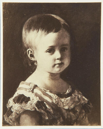 'Marie Isabelle, Princess of the Asturias at the age of 1 year'; Isabella, Princess of Asturias (1851–1931)