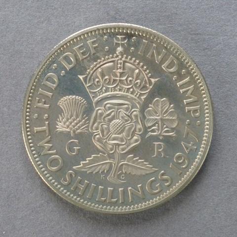 George VI Proof florin George VI Proof florin