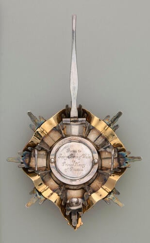 Order of the Black Eagle (Prussia). George V's star with garter