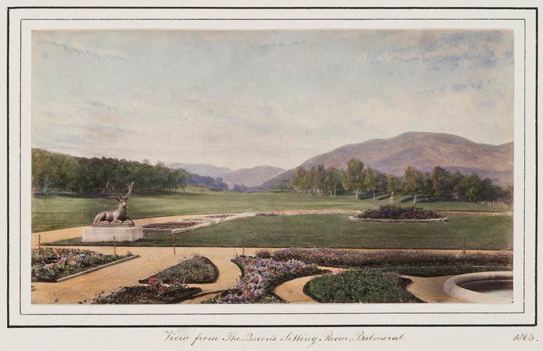 View from Queen's Sitting Room [Balmoral Vol3 1861-1880]