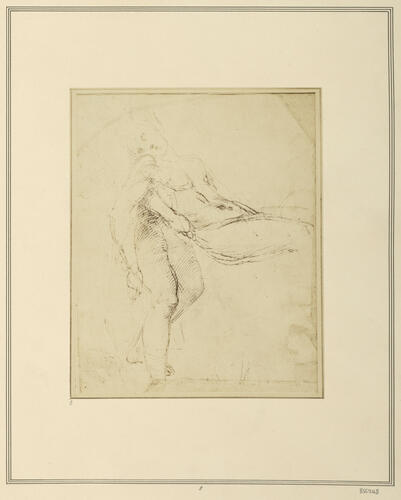The 'Borghese Entombment': the upper part of Christ's body and a bearer