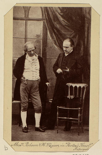 Thomas Frederick Robson (1821-64) and Horace Wigan (c. 1851-85) in 'Porter's Knot'