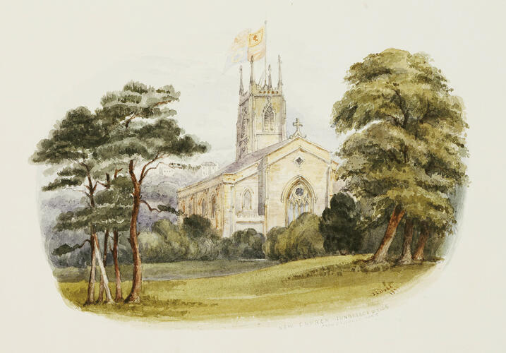 Reminiscences of Tunbridge Wells: View of the east end of Holy Trinity Church