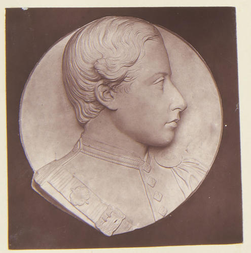 Medallion portrait of HRH Prince Arthur: Albert Memorial Chapel, Windsor