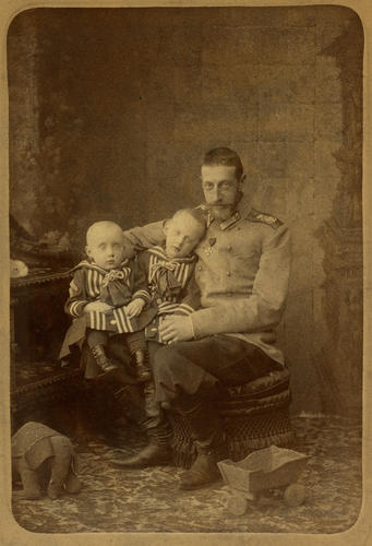 Grand Duke Constantine Constantinovich, Prince John Constantinovich and Prince Gabriel Constantinovich Grand Duke Constantine Constantinovich, Prince John Constantinovich and Prince Gabriel Constantinovich