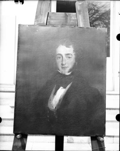 Glass plate negative of a picture Glass plate negative of a picture