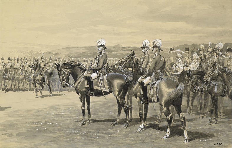 Royal Visit to Ireland: Review at Phoenix Park, Dublin, 23rd July 1903