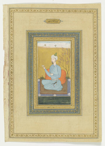 Master: Album of Mughal Portraits
Item: Portrait of Mirza Kamran Master: Album of Mughal Portraits
Item: Portrait of Mirza Kamran