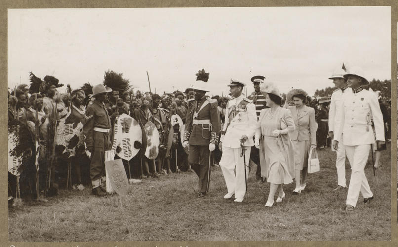 Royal visit to Goedgegun, now Nhlangano, Swaziland, South Africa