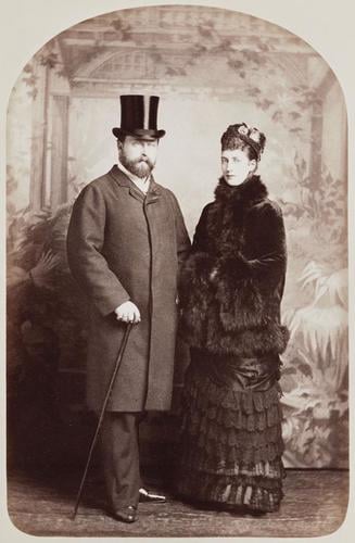 The Prince and Princess of Wales [1881] [in Portraits of Royal Children Vol. 27	1880-1881]