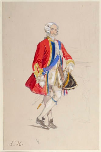 Study of Prince George of Cambridge in his costume for the fancy dress ball