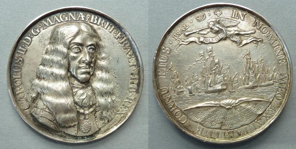 Medal commemorating Charles II embarkation at Scheveningen