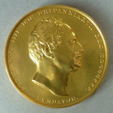 Specimen Patron's Medal or Founder's Medal of the Royal Geographical Society