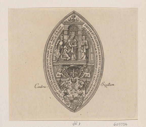 [Seal of Cardinal Albert of Brandenburg, Archbishop of Mainz and Magdeburg]