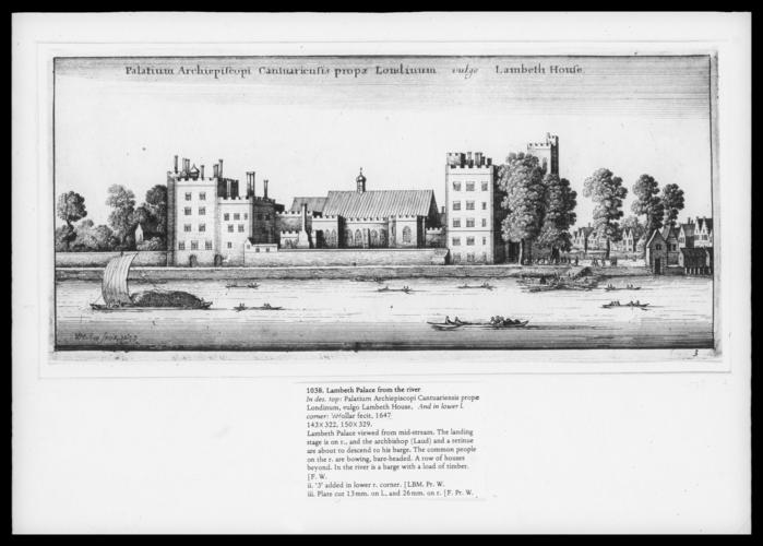 Lambeth Palace from the river Lambeth Palace from the river