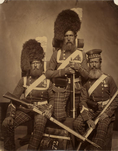 Three Soldiers of the 72nd (Duke of Albany's Own Highlanders) Regiment of Foot