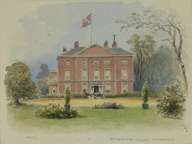 The Queen's visit to Liverpool, 11 to 13 May 1886: Newsham House