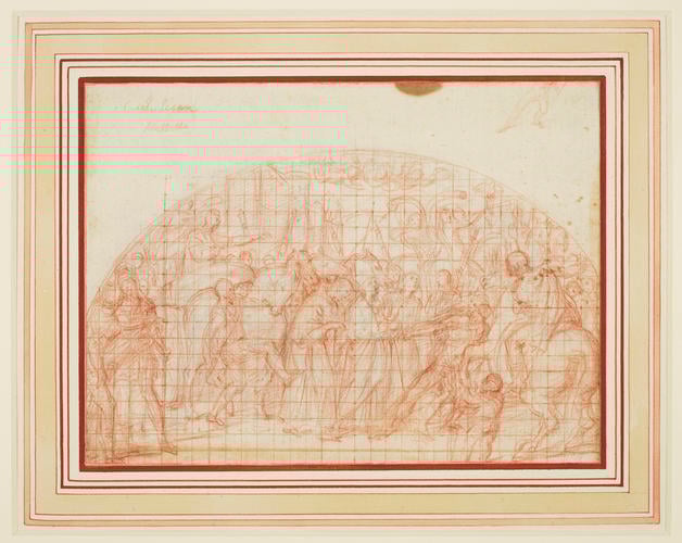 Recto: San Gennaro led to martyrdom. Verso: The eruption of Vesuvius Recto: San Gennaro led to martyrdom. Verso: The eruption of Vesuvius