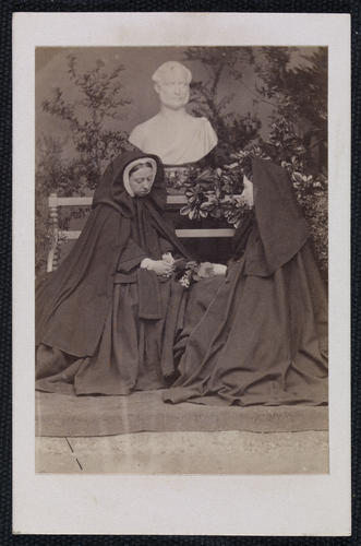 Queen Victoria with her daughter Princess Alice