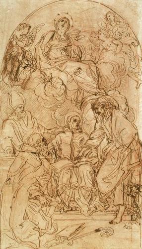 St John expounding the doctrine of the Immaculate Conception
