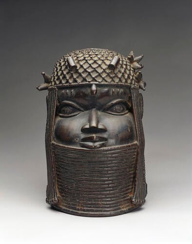 Bronze head