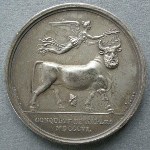 France. Medal commemorating the Conquest of Naples, 1806