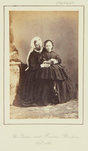 Queen Victoria and Princess Beatrice Queen Victoria and Princess Beatrice