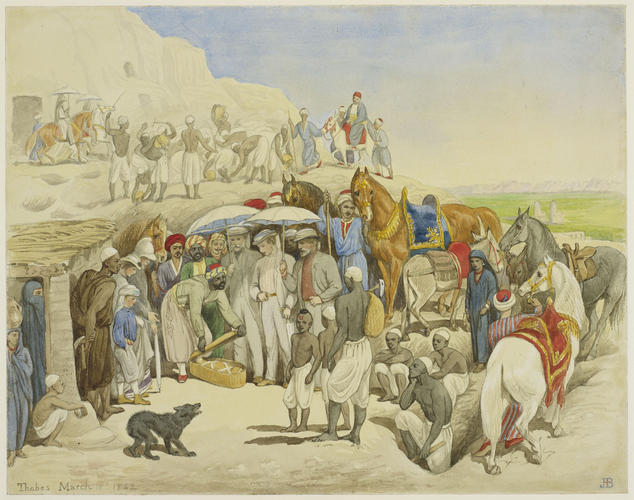 The Prince of Wales at Thebes, 18 March 1862