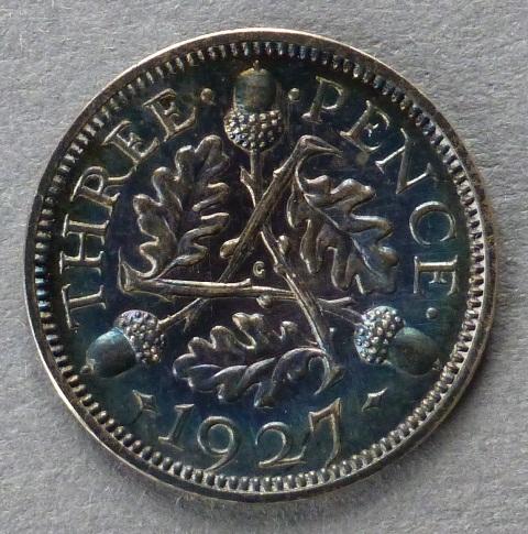 George V Proof threepence George V Proof threepence
