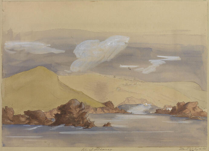 Master: Queen Victoria and Prince Albert's Album Vol. I.
Item: Isle of Alderney
