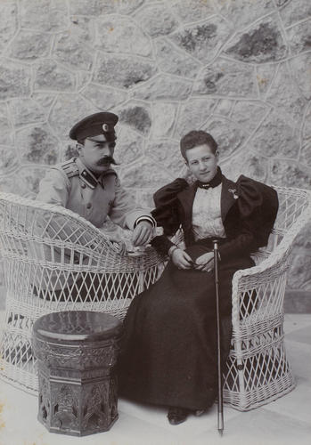 Grand Duke George Mikhailovich and Grand Duchess Maria Georgievna, when Princess Maria of Greece and Denmark
