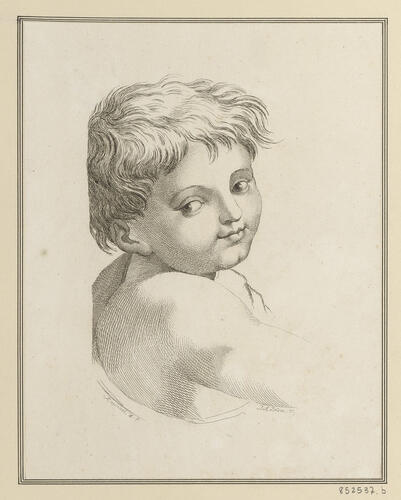 Master: Set of prints reproducing heads from 'The School of Athens'
Item: Head of a child [from 'The School of Athens']