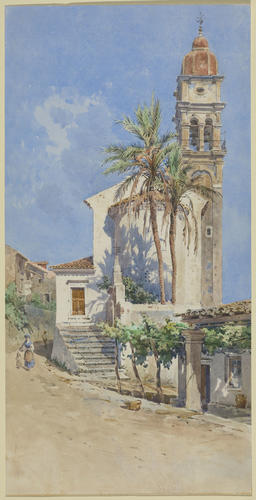 Church in Greece or Corfu Church in Greece or Corfu