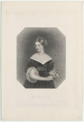 Miss Blanche Bury, daughter of Rev. Edward and Lady Charlotte Bury