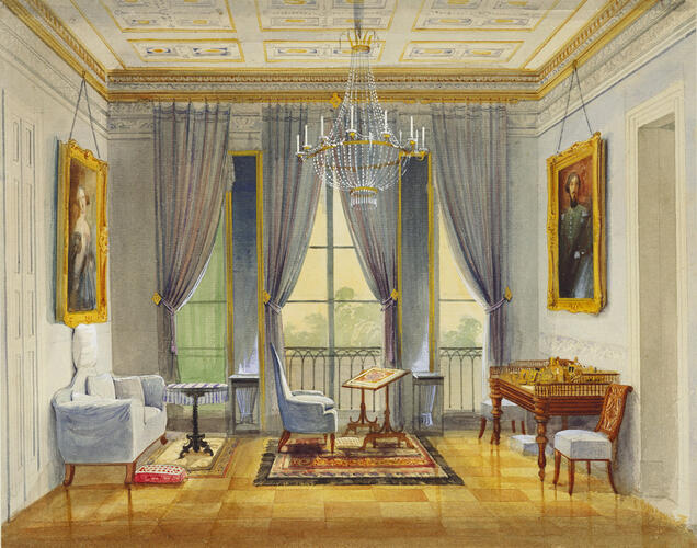Winter Palais, Gotha: the sitting-room
