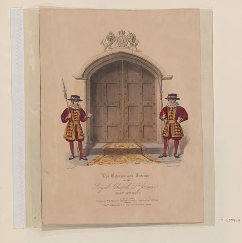 The Exterior and Interior of the Royal Chapel, St. James's
