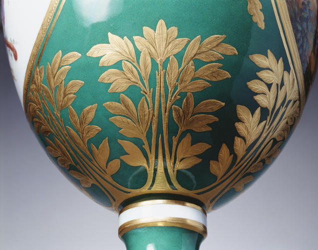Vase a col cylindrique/Vase a anses tortilles