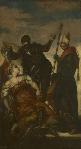 Saint George, the Princess and Saint Louis of Toulouse