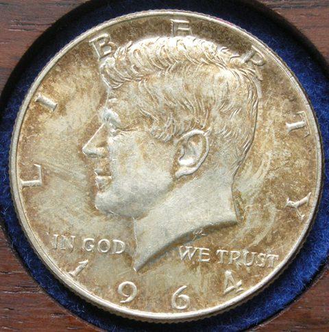 U. S. A. Half dollar, 1964 U. S. A. Half dollar, 1964