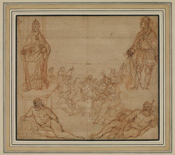 Allegory on the foundation of the University of Bologna Allegory on the foundation of the University of Bologna