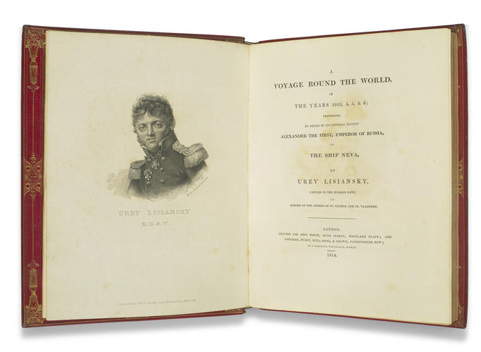 A Voyage round the world in the years 1803, 4, 5, & 6: performed, by order of His Imperial Majesty Alexander the First, Emperor of Russia, in the ship Neva / by Yuri Lisianski A Voyage round the world in the years 1803, 4, 5, & 6: performed, by order of His Imperial Majesty Alexander the First, Emperor of Russia, in the ship Neva / by Yuri Lisianski