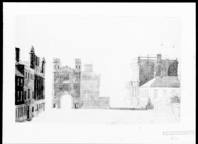The Holbein Gate and Banqueting House at Whitehall