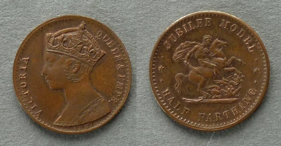 Imitation half farthing