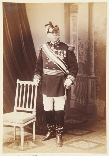 General Munier, Commanding at Bayonne, 1889. [Album: Photographic Portraits vol. 6/64 1888-1893]