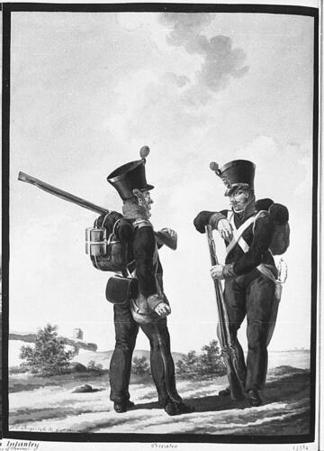 Prussian Army. Privates, Prince of Saxony's Infantry Regiment Prussian Army. Privates, Prince of Saxony's Infantry Regiment